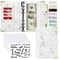 A6 Marble PU Leather Budget Binder 2026 Money Saving Organizer Notebook Planner 6