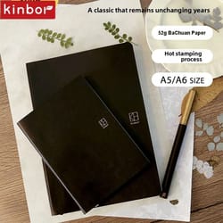 new kinbor 2026 annual yearly planner – premium 52g bachuan paper a5/a6 notebook for weekly & monthly planning