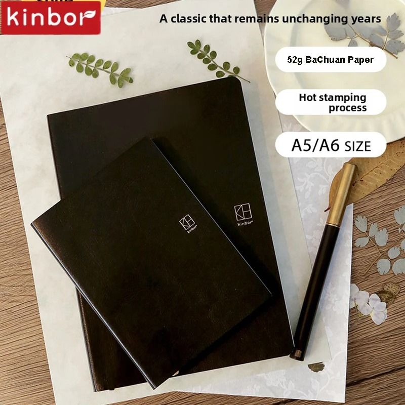 New Kinbor 2026 Annual Yearly Planner Premium 52g BaChuan Paper A5A6 Notebook For Weekly Monthly 0