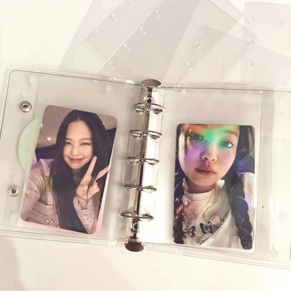 M5 Handbook 3Inch Card Booklet DIY Binder Photocard Collect Book Agenda Planner Cover 1