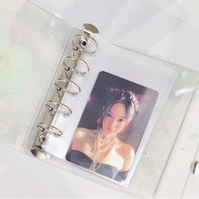 M5 Handbook 3Inch Card Booklet DIY Binder Photocard Collect Book Agenda Planner Cover 2