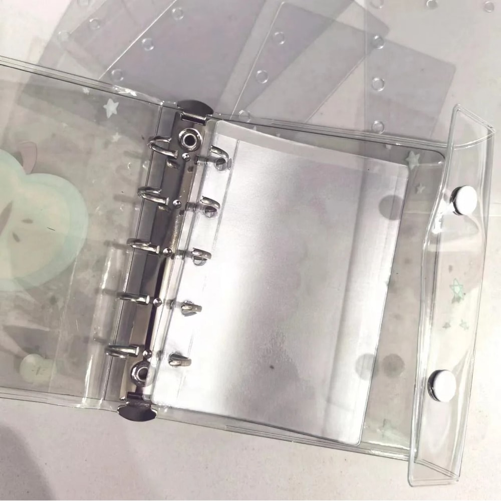 M5 Handbook 3Inch Card Booklet DIY Binder Photocard Collect Book Agenda Planner Cover 3