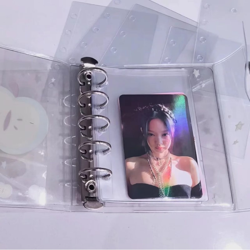 M5 Handbook 3Inch Card Booklet DIY Binder Photocard Collect Book Agenda Planner Cover 4