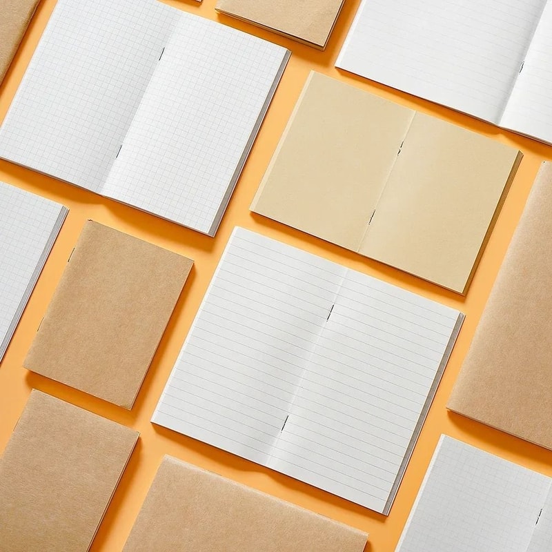 Moterm Handmade Travelers Notebook Refill Inserts Leather Journal Inner Core For Standard Passport 2