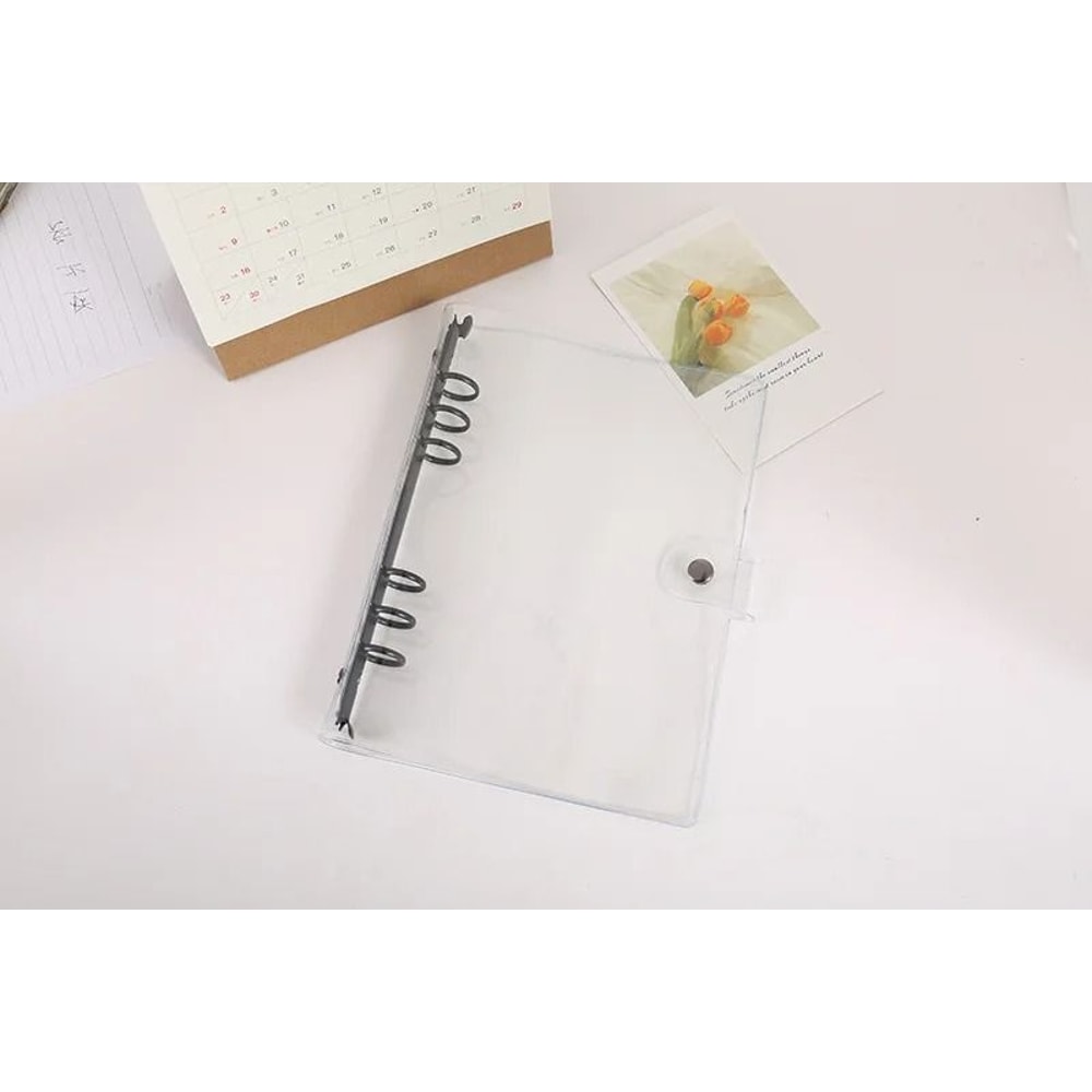 Glitter Rose Golden Binder Notebook Cover A5A6 Bling Bling Glittery Diary Agenda Planner For Schoo 10