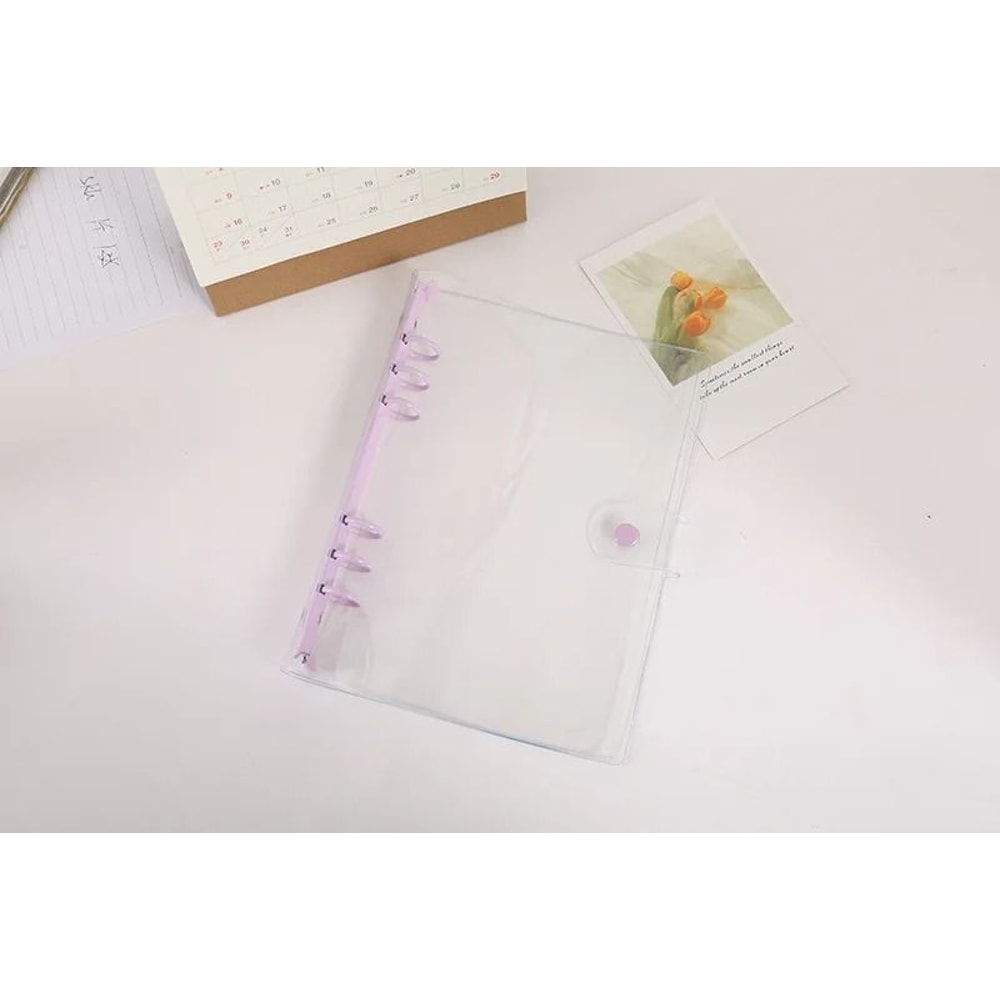 Glitter Rose Golden Binder Notebook Cover A5A6 Bling Bling Glittery Diary Agenda Planner For Schoo 14