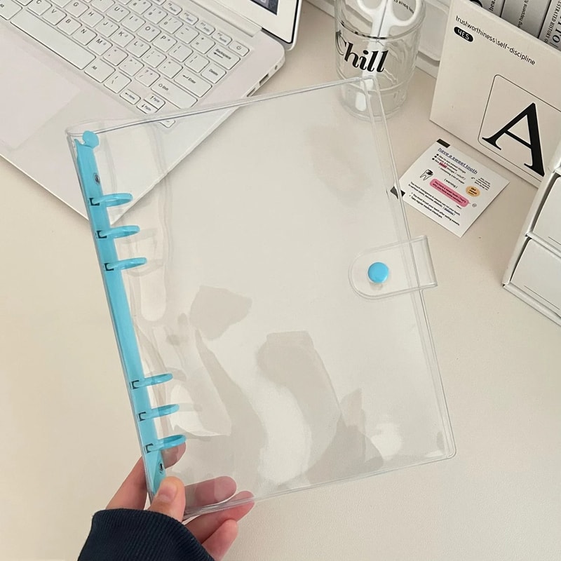 Glitter Rose Golden Binder Notebook Cover A5A6 Bling Bling Glittery Diary Agenda Planner For Schoo 20