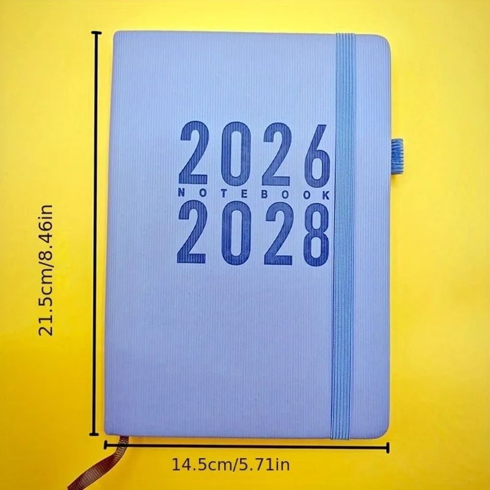 3Year Monthly Planner Calendar 20262028 Minimalist Softcover Diary With Elastic Pen Holder 1