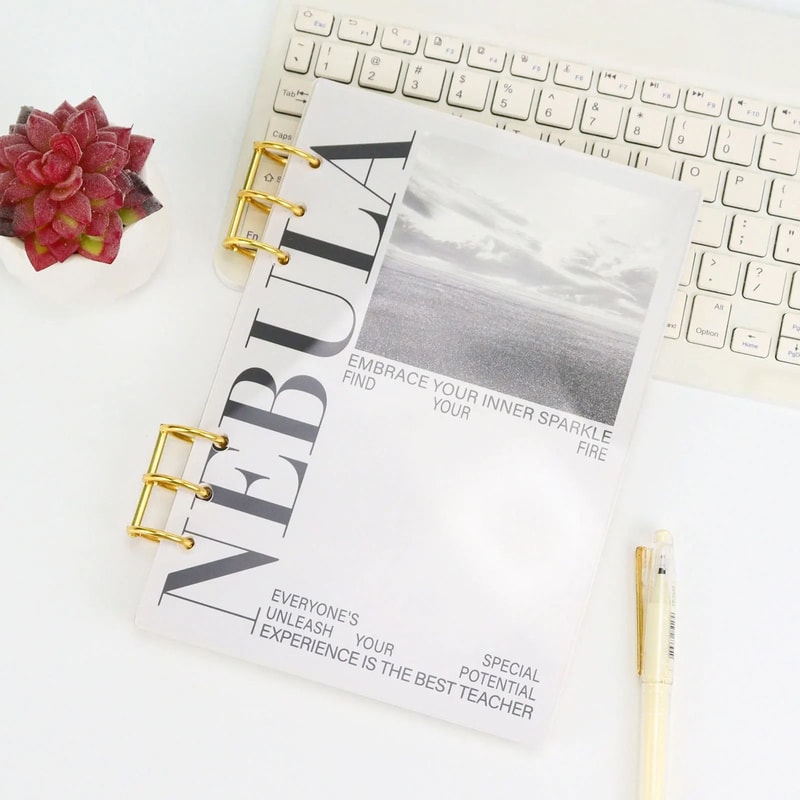 A5A6 Frosting Acrylic LooseLeaf Binder Cover DIY Account Book Journal Planner Stationery 4