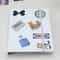 A5 White Blue DIY Binder Photocard Collect Book Diary And Agenda Planner Stationery 1