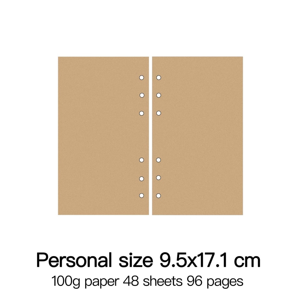 HighQuality Ring Binder Notebook Refills 100g Premium Paper Inserts For A5 A6 A7 And A8 Planner Co 11