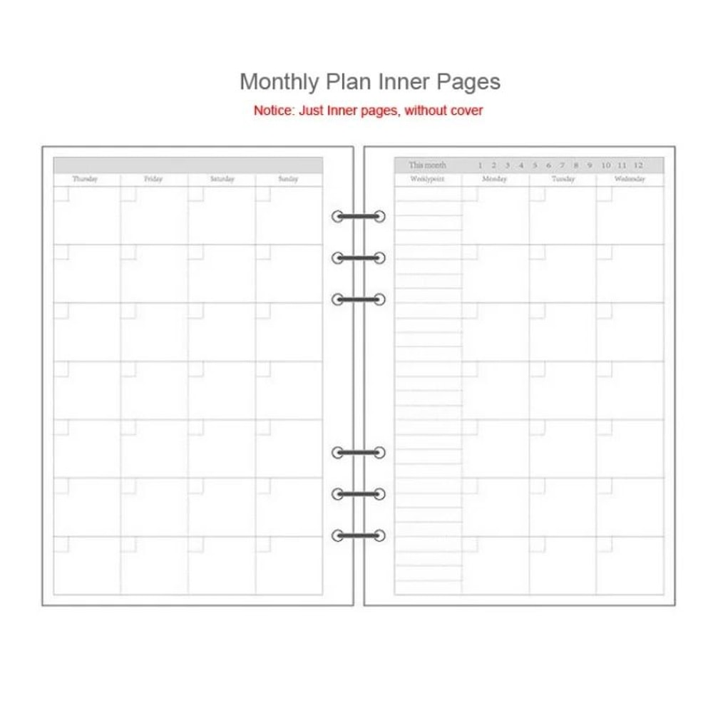 Laser Holographic Binder Notebook A5A6A7 Planner Organizer Journal Sketchbook For Office And Scho 29