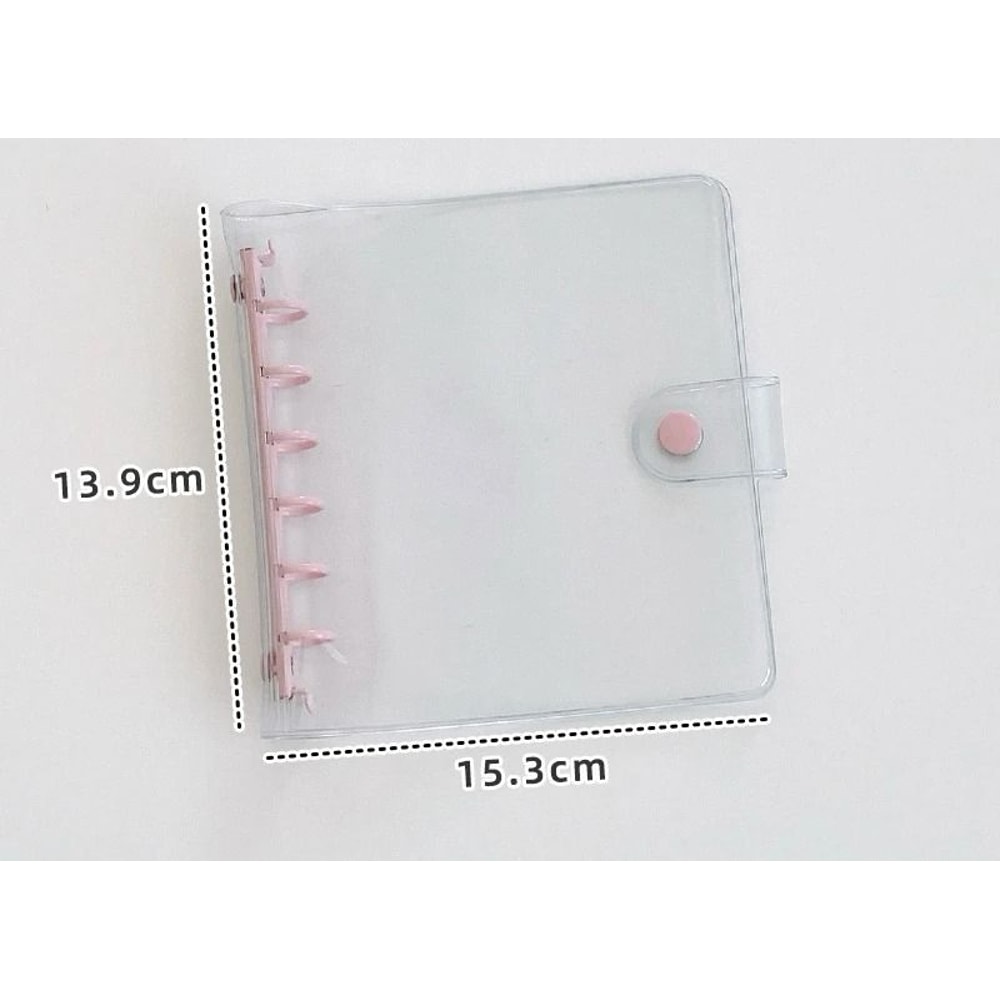 Wide A7 PVC LooseLeaf Binder DIY Document Storage Bag Photocard Collect Book Album 11