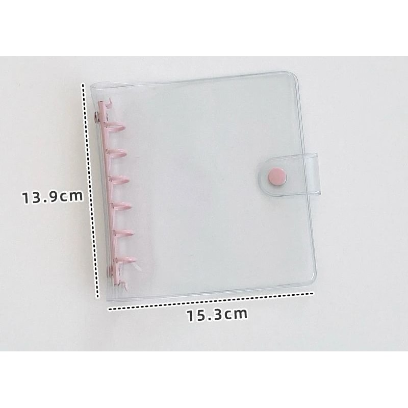 Wide A7 PVC LooseLeaf Binder DIY Document Storage Bag Photocard Collect Book Album 11