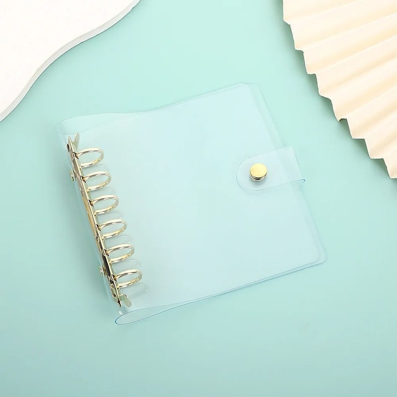 Wide A7 PVC LooseLeaf Binder DIY Document Storage Bag Photocard Collect Book Album 17