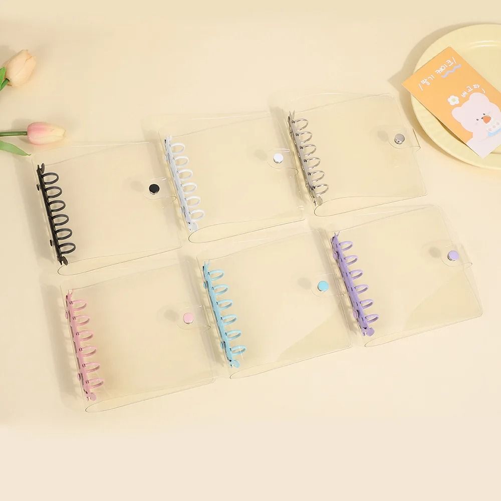 Wide A7 PVC LooseLeaf Binder DIY Document Storage Bag Photocard Collect Book Album 1