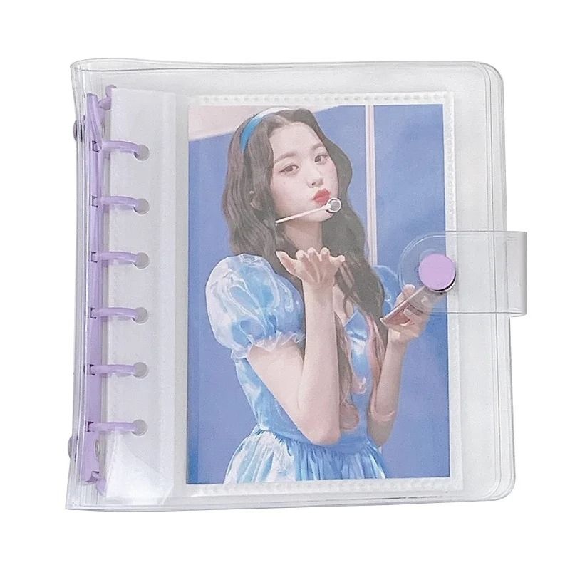 Wide A7 PVC LooseLeaf Binder DIY Document Storage Bag Photocard Collect Book Album 5