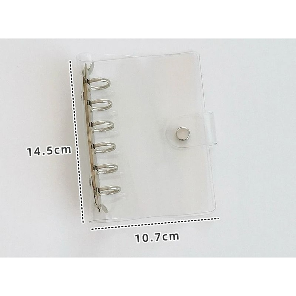 Wide A7 PVC LooseLeaf Binder DIY Document Storage Bag Photocard Collect Book Album 8