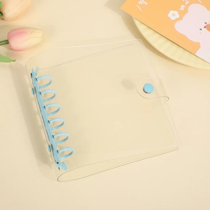 Wide A7 PVC LooseLeaf Binder DIY Document Storage Bag Photocard Collect Book Album 21