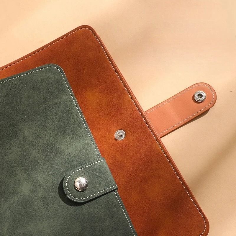 Soft PU Leather DIY Binder A5A6A7 Photocard Collect Book Bullet Journal Agenda Planner Cover 1