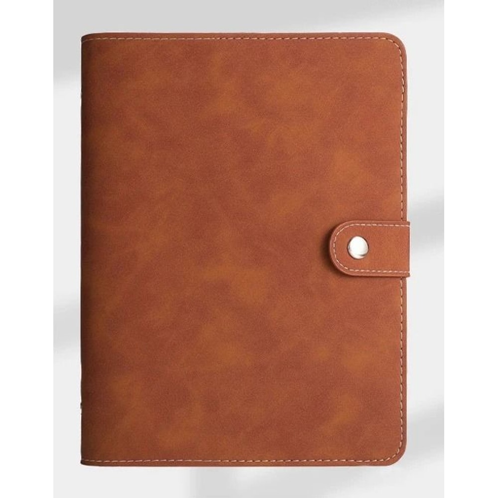 Soft PU Leather DIY Binder A5A6A7 Photocard Collect Book Bullet Journal Agenda Planner Cover 8