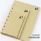 Premium Woodfree Printing Paper Refills A5A6A7 Spiral Filler Pages For Filofax Creative Office No 6
