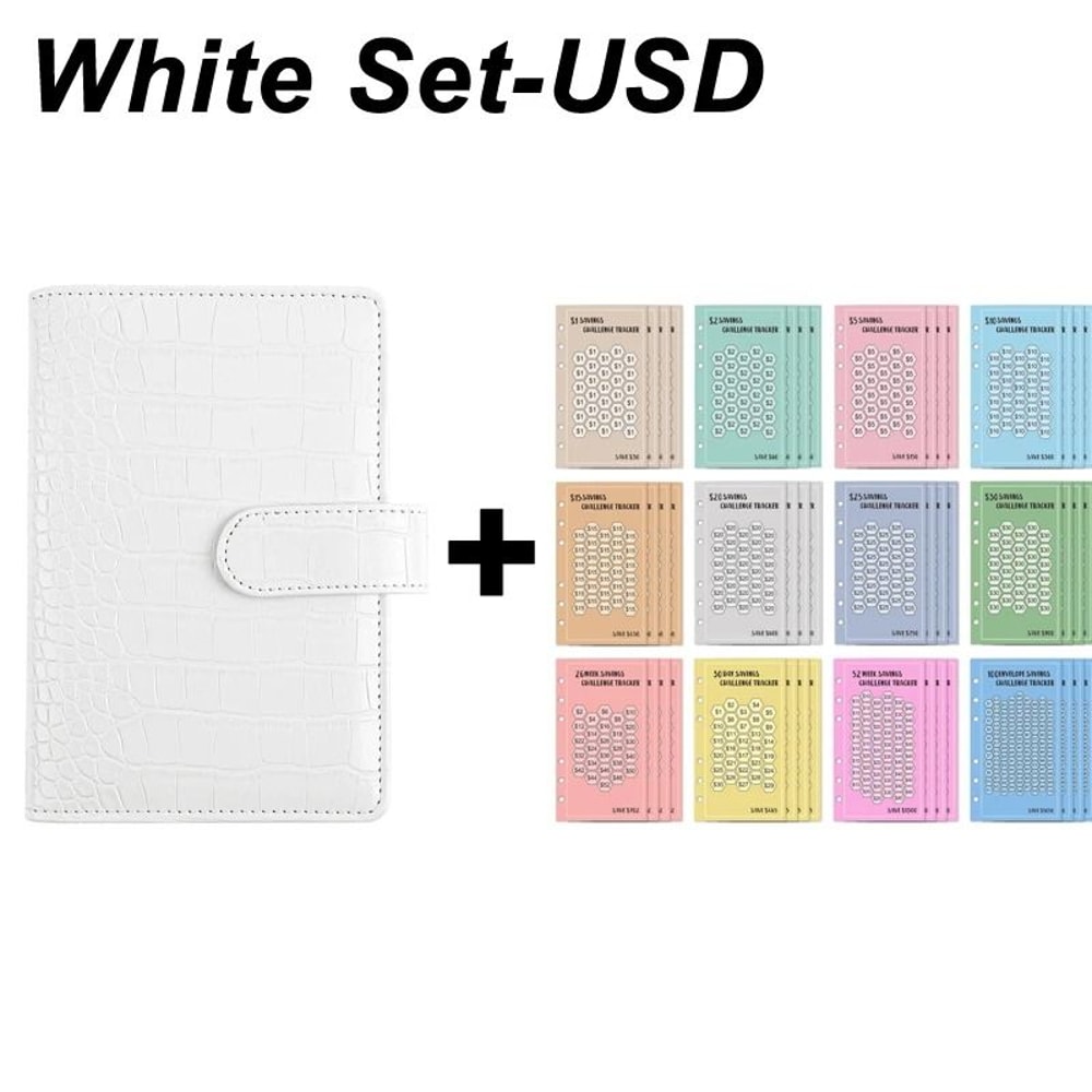 A6 100 Envelopes Money Saving Challenge 52Week 30Day Savings Budget Planner For Euros And USD 12