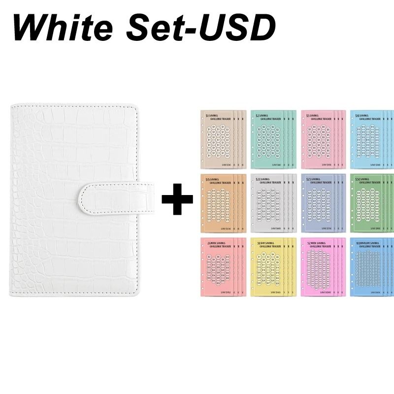 A6 100 Envelopes Money Saving Challenge 52Week 30Day Savings Budget Planner For Euros And USD 12