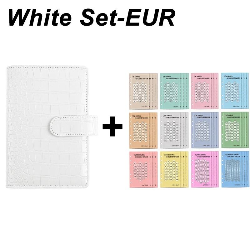 A6 100 Envelopes Money Saving Challenge 52Week 30Day Savings Budget Planner For Euros And USD 13