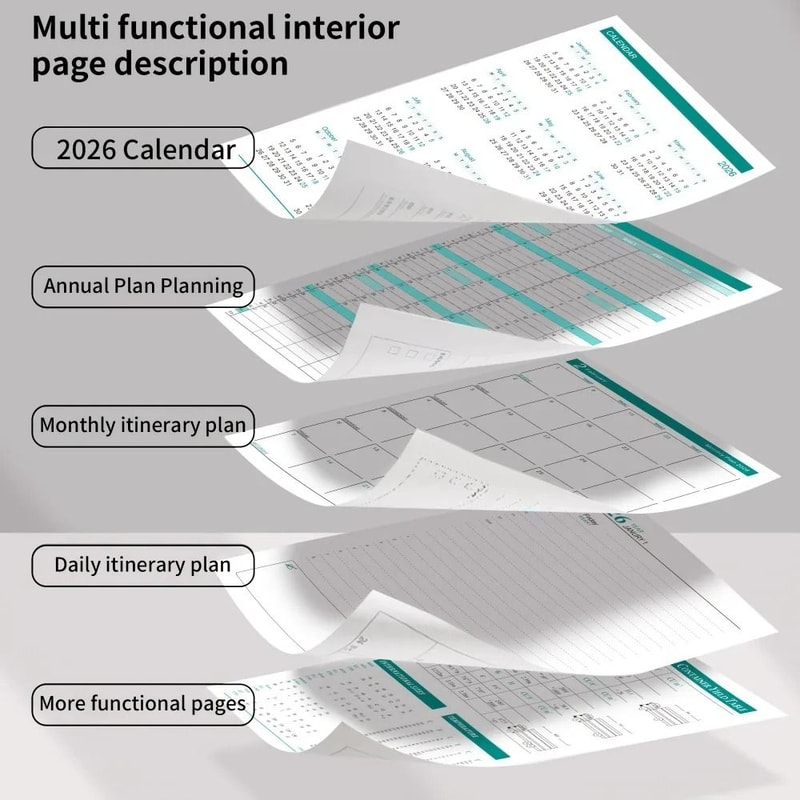 2026 SelfDiscipline Planner 360Page Daily Organizer WeeklyMonthly Layouts For School And Office 4