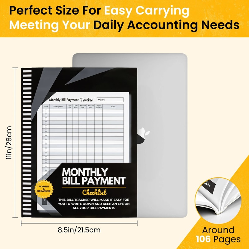 Bill Tracker Budget Planner Monthly Expense Organizer For Financial Management Payment Tracking 1