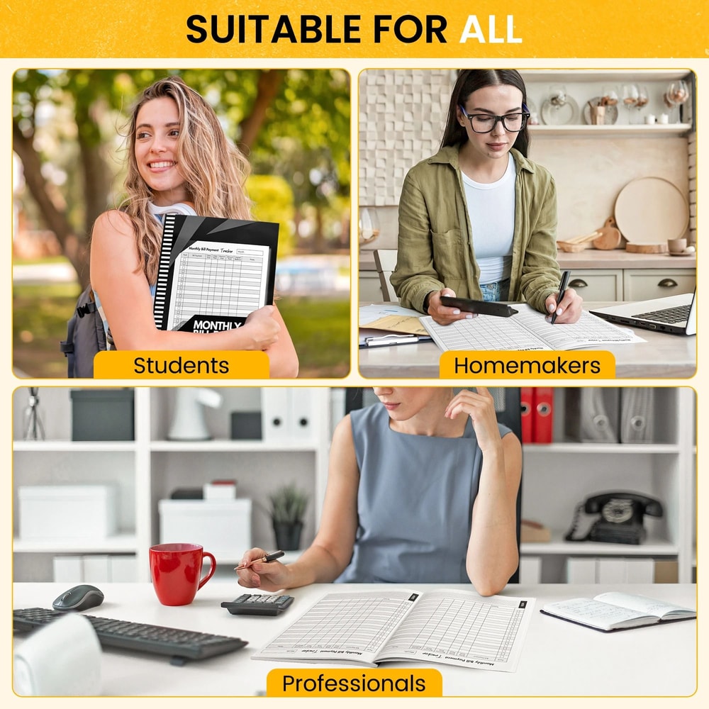 Bill Tracker Budget Planner Monthly Expense Organizer For Financial Management Payment Tracking 5