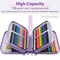 72Hole 4Layer Large Capacity Pencil Case Multifunction Art Stationery Bag With Zipper Pockets 0