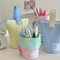 Jolly House Large Capacity Pencil Case Zipper Fabric Desk Organizer Standing Pen Holder 0
