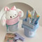 Jolly House Large Capacity Pencil Case Zipper Fabric Desk Organizer Standing Pen Holder 5