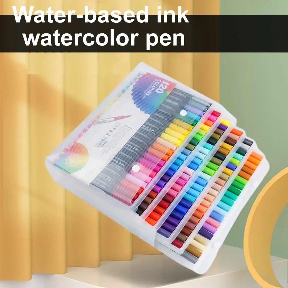 Professional DualTip Art Markers 1260120 Colors For Drawing Sketching Hand Lettering 5