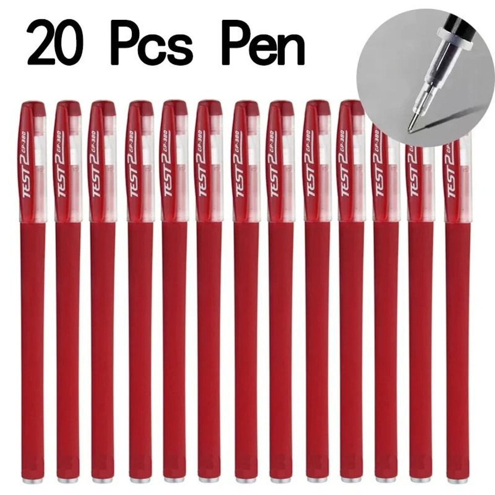 Bulk Gel Pen Set 2050 Pcs Professional Black Blue And Red Writing Pens For School And Office 9