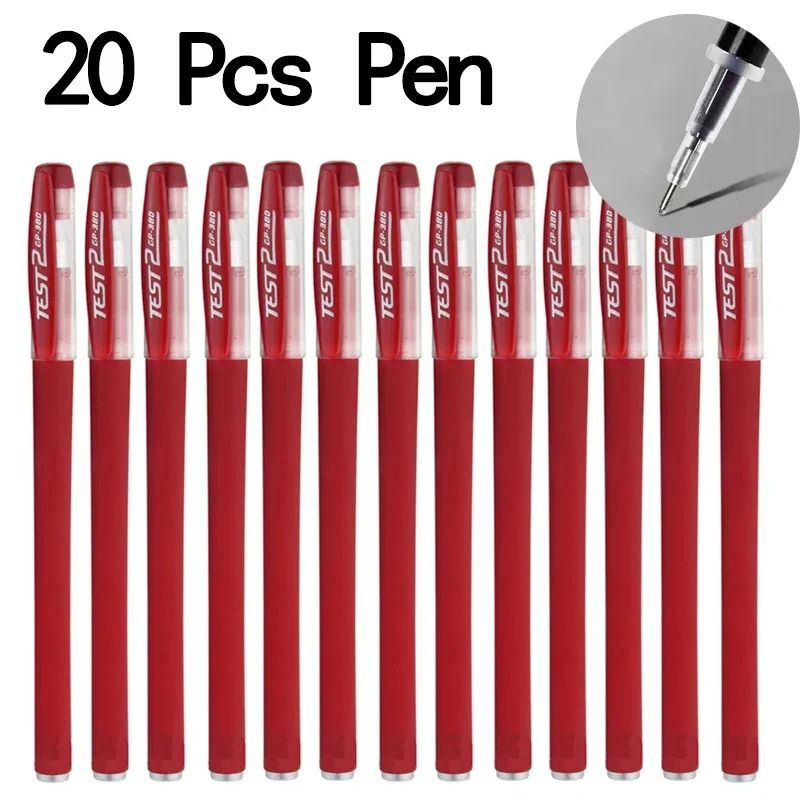 Bulk Gel Pen Set 2050 Pcs Professional Black Blue And Red Writing Pens For School And Office 9