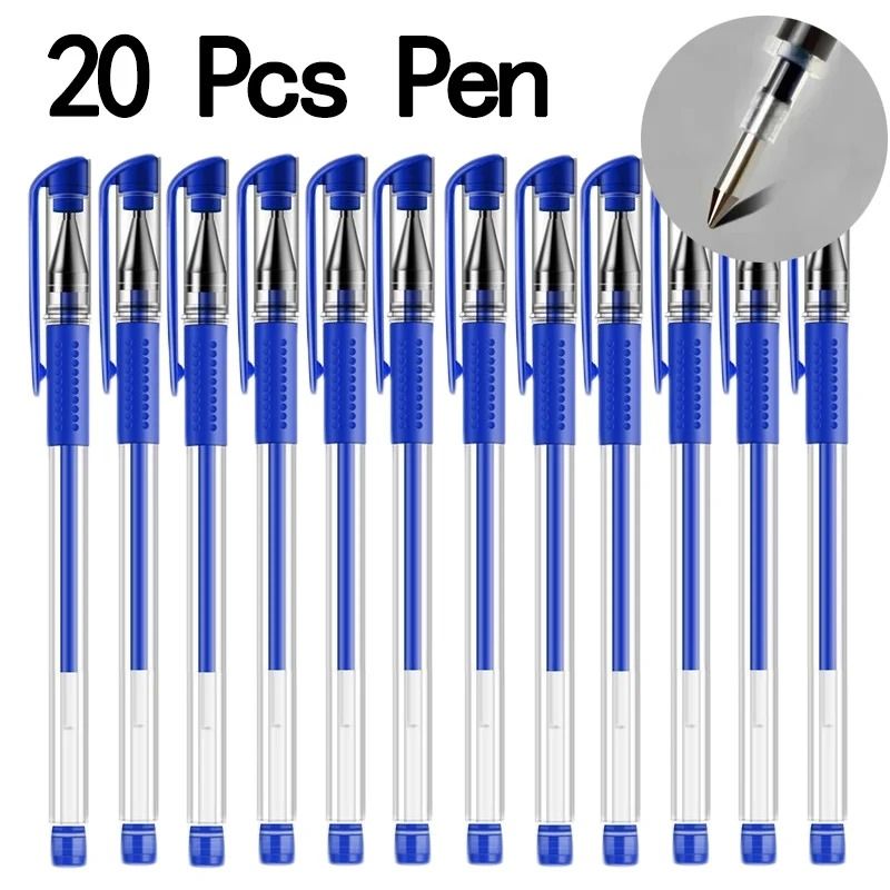 Bulk Gel Pen Set 2050 Pcs Professional Black Blue And Red Writing Pens For School And Office 12