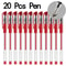 Bulk Gel Pen Set 2050 Pcs Professional Black Blue And Red Writing Pens For School And Office 13