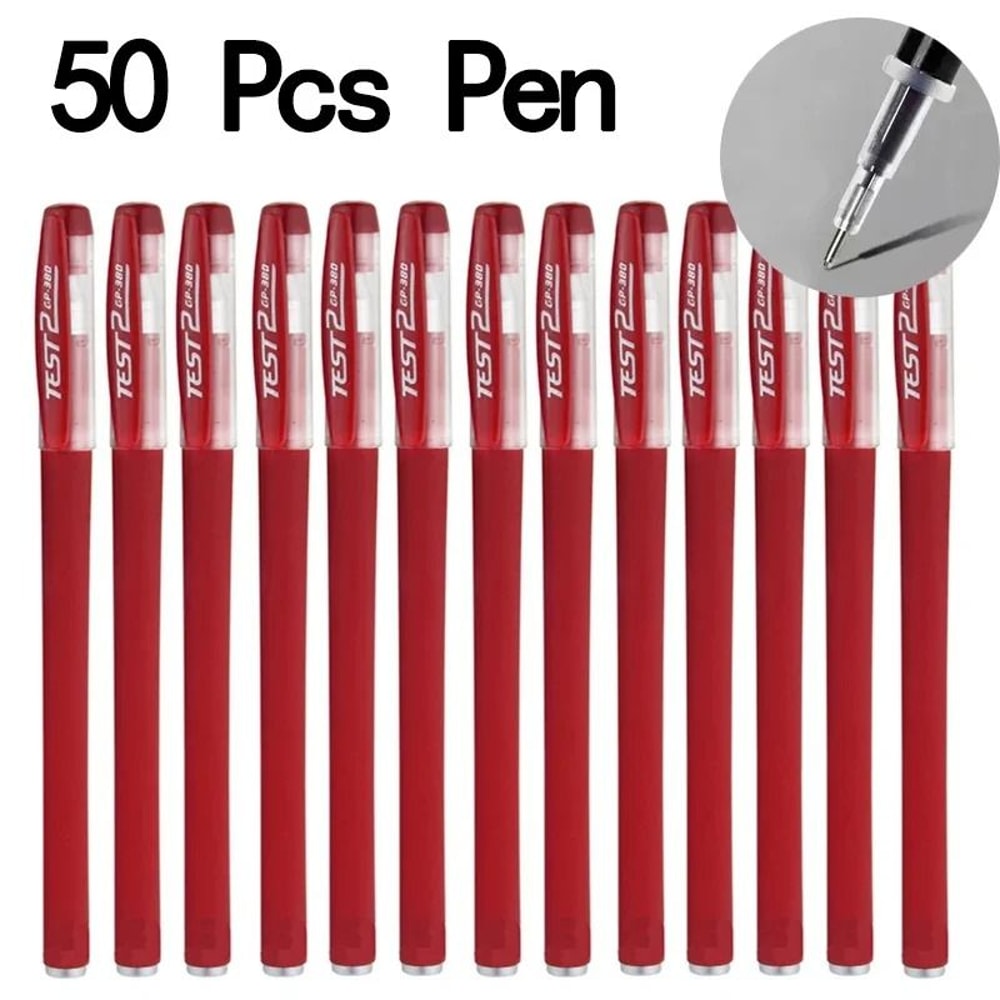 Bulk Gel Pen Set 2050 Pcs Professional Black Blue And Red Writing Pens For School And Office 17