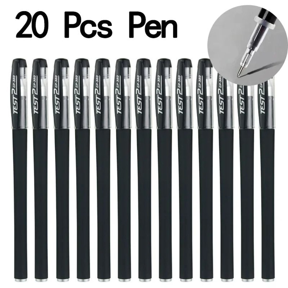 Bulk Gel Pen Set 2050 Pcs Professional Black Blue And Red Writing Pens For School And Office 5