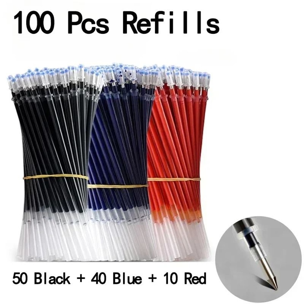 Bulk Gel Pen Set 2050 Pcs Professional Black Blue And Red Writing Pens For School And Office 6