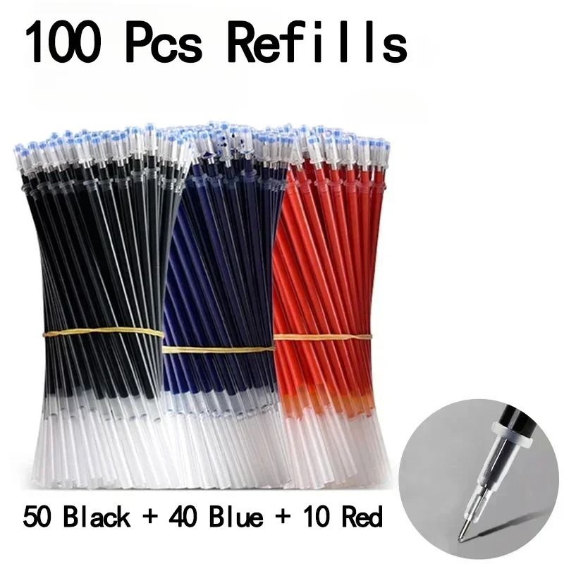 Bulk Gel Pen Set 2050 Pcs Professional Black Blue And Red Writing Pens For School And Office 26