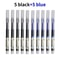 10Piece Professional 05mm NeedleTip Gel Pen Set Straight Liquid Ink For Office And School 9