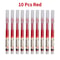 10Piece Professional 05mm NeedleTip Gel Pen Set Straight Liquid Ink For Office And School 8