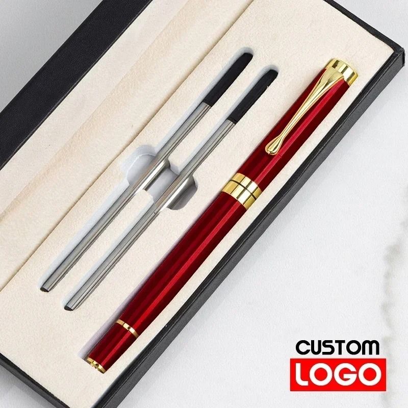 Luxury Metal Signature Roller Pen Executive Business Gift Set With Premium Presentation Box 9