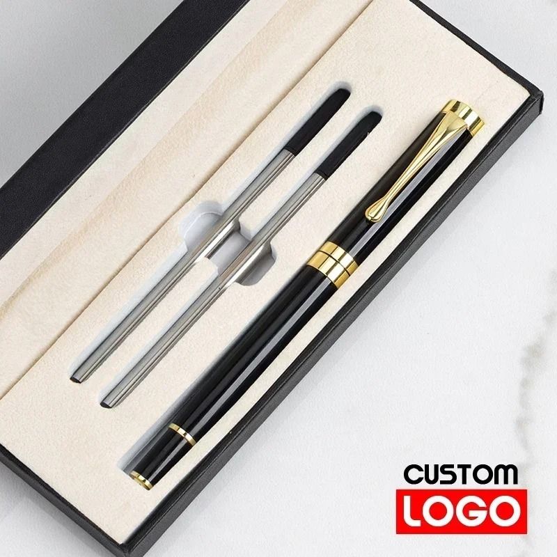 Luxury Metal Signature Roller Pen Executive Business Gift Set With Premium Presentation Box 6