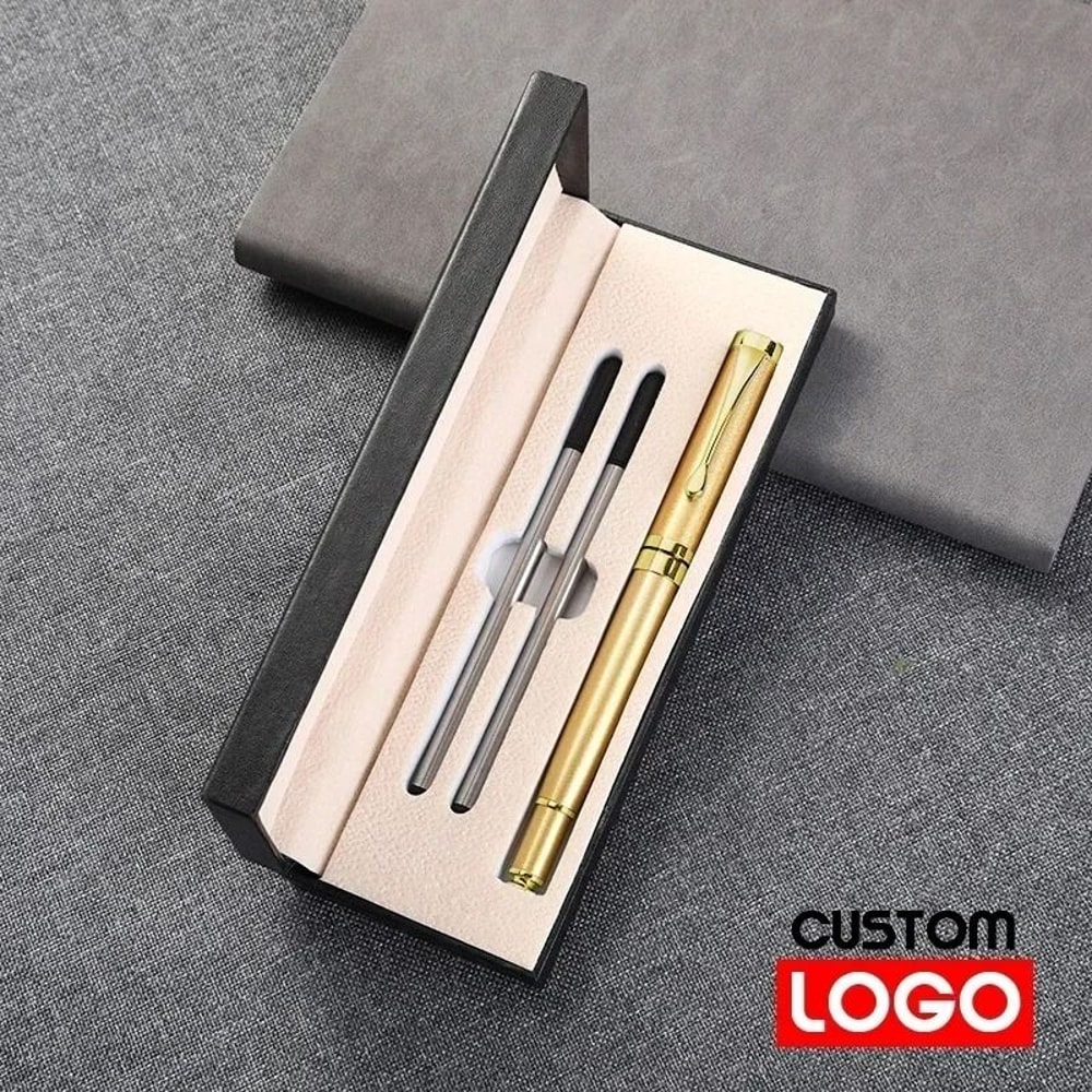 Luxury Metal Signature Roller Pen Executive Business Gift Set With Premium Presentation Box 12