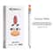 Funny Chicken Click Gel Pen 05mm FastDrying Stress Relief Toy Cute Korean Stationery For School 21